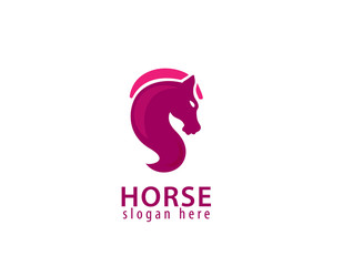 Horse head logo