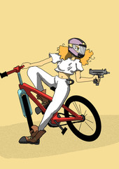 mujerenbici