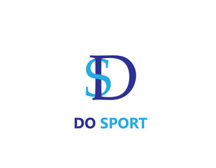 Do sport letters logo