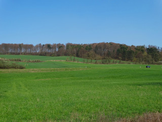 Fototapeta premium Ein Blick über die Felder in Hohenbüchen
