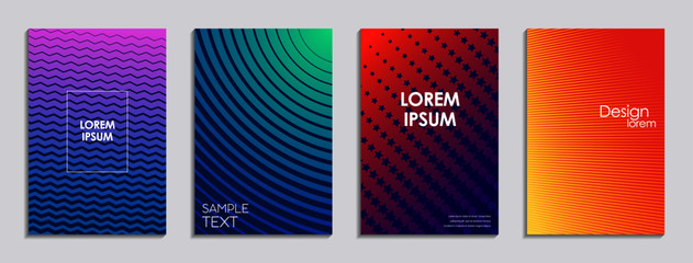 Abstract background. Colorful gradients. Geometric patterns. Vector