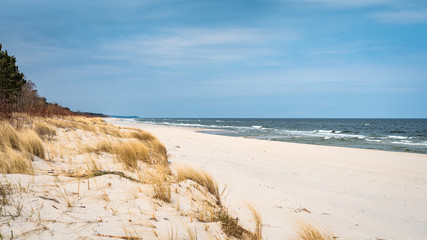 Fototapeta na wymiar Półwysep Helski- Hel plaża