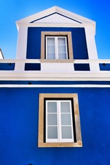 Narrow and colorful streets, facades and balconies of Lisbon