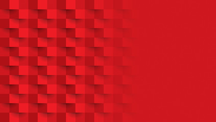 Red abstract background vector with blank space for text.