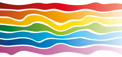 Spring Summer rainbow colors gradient abstract landscape background