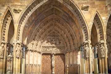 Obraz premium Catedral católica romana de Santa Maria de Leon en España