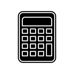 calculator icon. Element of finance and chart for mobile concept and web apps icon. Glyph, flat icon for website design and development, app development