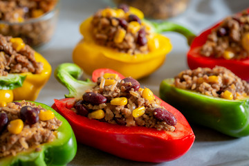 Gericht mit Paprika