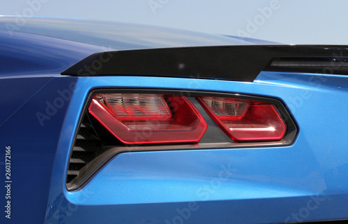 Rear sports car light