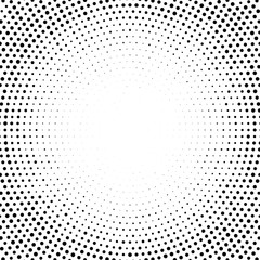 Halftone abstract dotted backgrounds for your design. Halftone effect vector pattern. Circle dots isolated on the white background.Circular gradient texture.