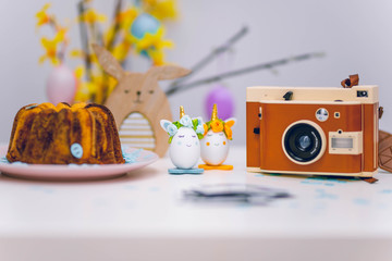 Easter with camera 