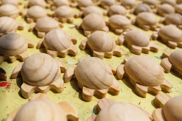Wooden turtles 