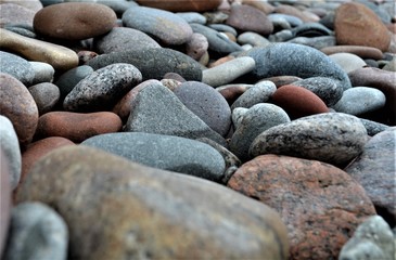 Steine am Strand 