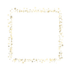 Glitter Stars. Luxury Confetti tiny Gold Christmas