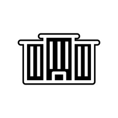 office building icon. Element of Buildings for mobile concept and web apps icon. Glyph, flat icon for website design and development, app development