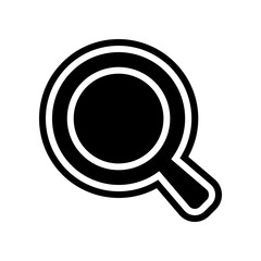 magnifier icon. Element of Science for mobile concept and web apps icon. Glyph, flat icon for website design and development, app development