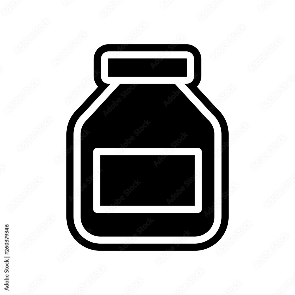 Poster capsule medication icon. element of science for mobile concept and web apps icon. glyph, flat icon f