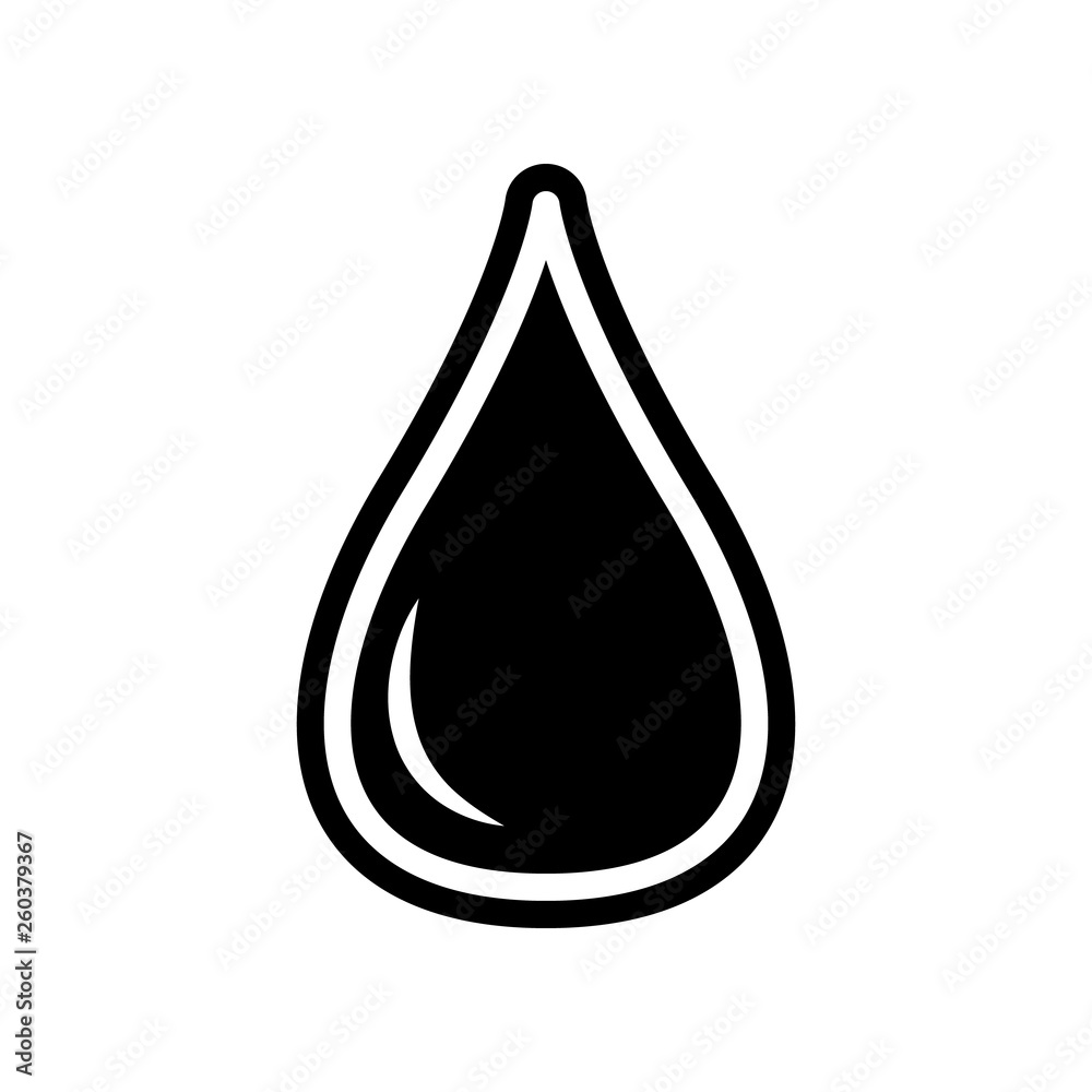Poster a drop icon. element of science for mobile concept and web apps icon. glyph, flat icon for website d
