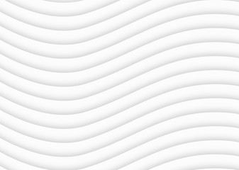 White abstract vector waves patern background.
