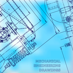 Blueprint. Vector engineering illustration. Technical illustrations, Blue. Scheme, plan, outline. Corporate Identity