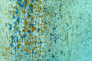 cracked paint on metal surface