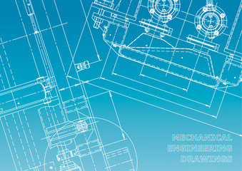Blueprint, Sketch. Vector engineering illustration