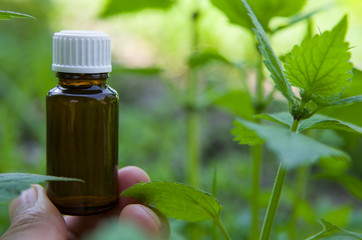 Organic bio alternative medicine, bottle - NATUROPATHY.