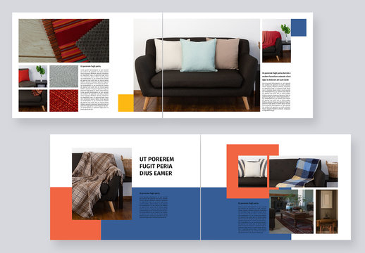 Colorful Portfolio Magazine Layout