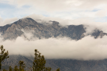 the edge of a cloudy sky