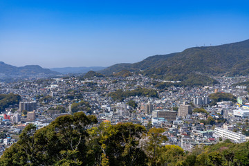 [長崎県]佐世保市街全景