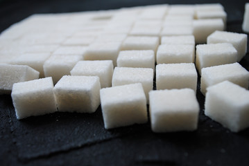 Sugar on the table