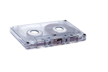Obraz premium audio tape cassette isolated on white background.