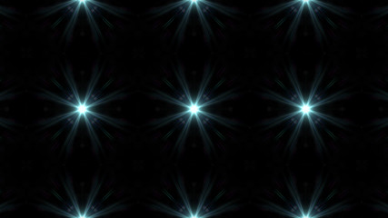 Designer abstract background with glowing individual shapes.