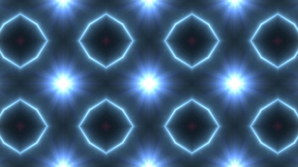 Fototapeta premium Designer abstract background with glowing individual shapes.