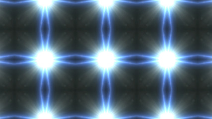 Designer abstract background with glowing individual shapes.