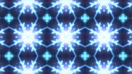Fototapeta na wymiar Designer abstract background with glowing individual shapes.