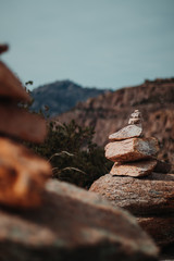 stones on the mountain