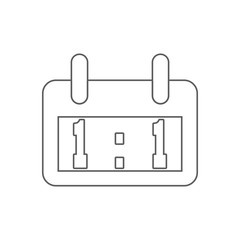 scoreboard scoreboard icon. Element of Sport for mobile concept and web apps icon. Outline, thin line icon for website design and development, app development