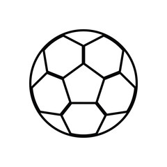 Soccer ball icon. Element of Sport for mobile concept and web apps icon. Outline, thin line icon for website design and development, app development