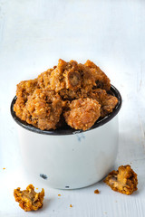 crispy breaded fried mushroom
