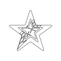 Fototapeta premium Five-pointed star icon. Element of Stars for mobile concept and web apps icon. Outline, thin line icon for website design and development, app development