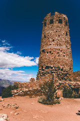 Naklejka premium Watch Tower in grand canyon