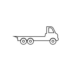 Fototapeta premium wrecker icon. Element of transport for mobile concept and web apps icon. Outline, thin line icon for website design and development, app development