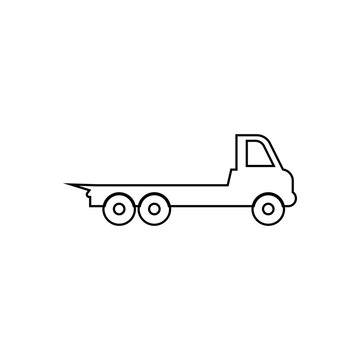 wrecker icon. Element of transport for mobile concept and web apps icon. Outline, thin line icon for website design and development, app development