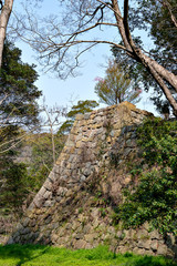 Fototapeta na wymiar Akashi-jo (Akashi castle) in Hyogo prefecture, Japan