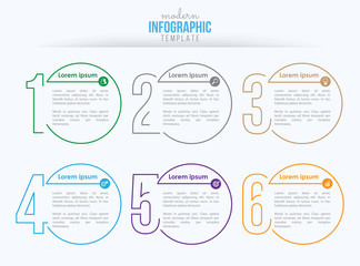 Business infographics design vector and marketing icon, workflow layout, diagram, web design