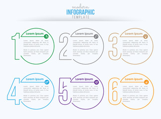Obraz premium Business infographics design vector and marketing icon, workflow layout, diagram, web design