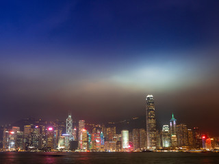 Fototapeta na wymiar Symphony of Lights in HONG KONG