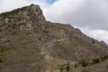 Panoramic of Clavijo Castle, Spain