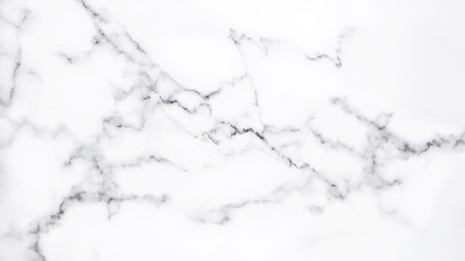 White marble texture with natural pattern for background.